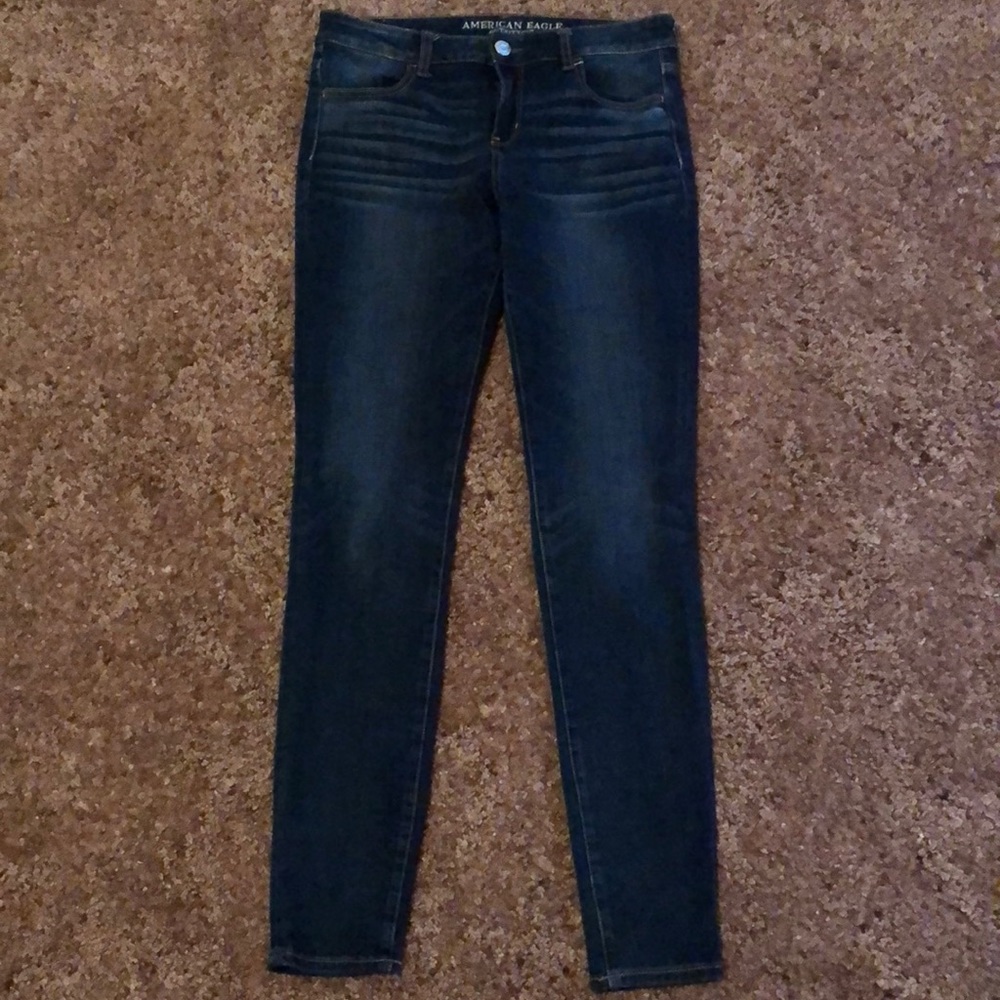 American Eagle Dark Wash Jeggings